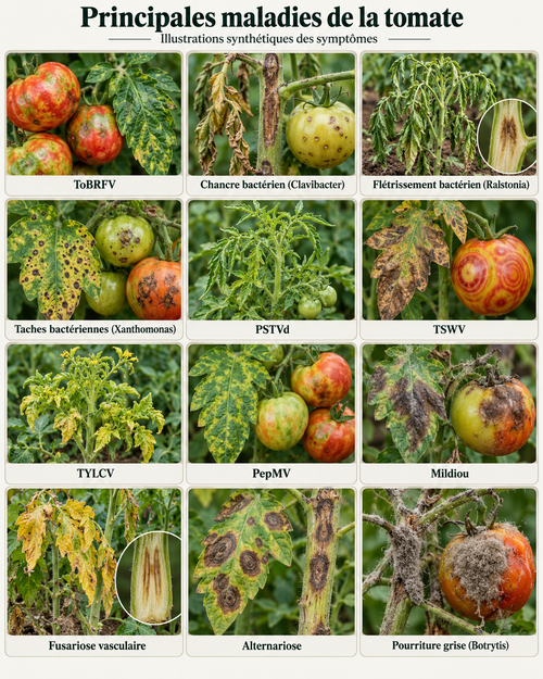 Maladies de la tomate : lesquelles sont les plus surveillées et pourquoi ?