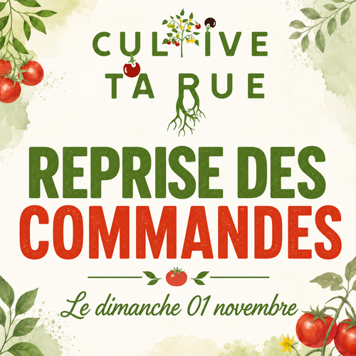 Reprise des commandes pour la saison 2027 !